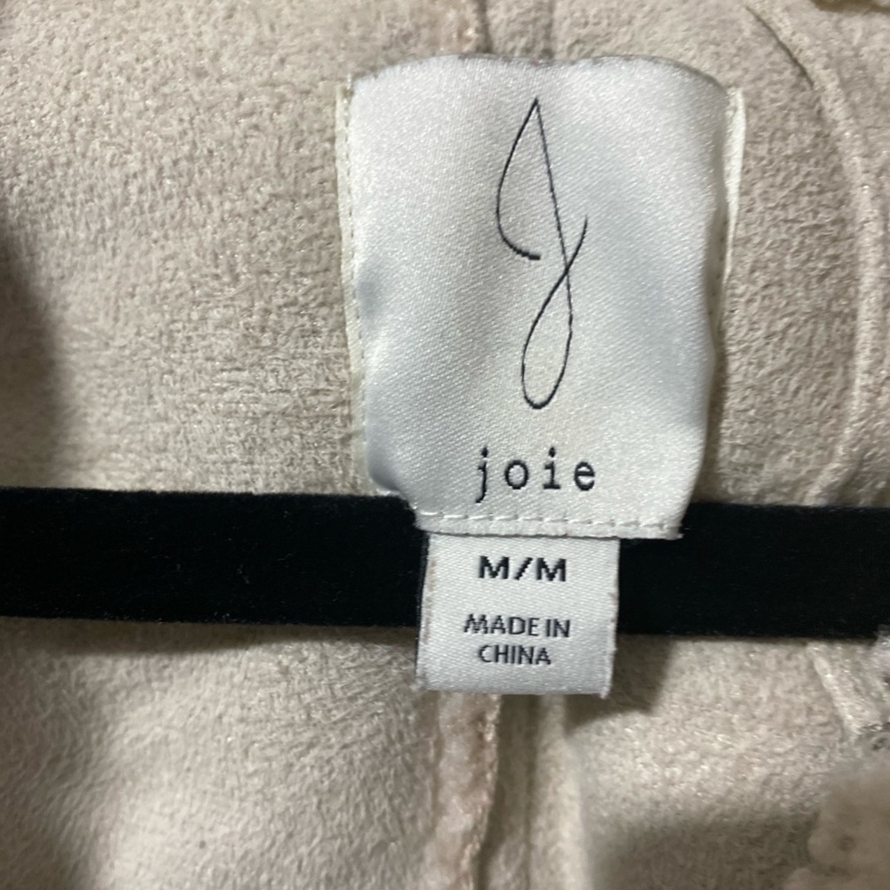 Joie Teddy Sherpa Oversized Button Up Jacket Shacket Cream Size M - Picture 7 of 8